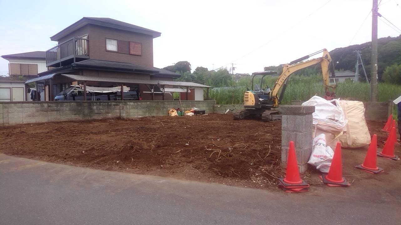 茨城県鹿島市　木造解体　伐採　抜根